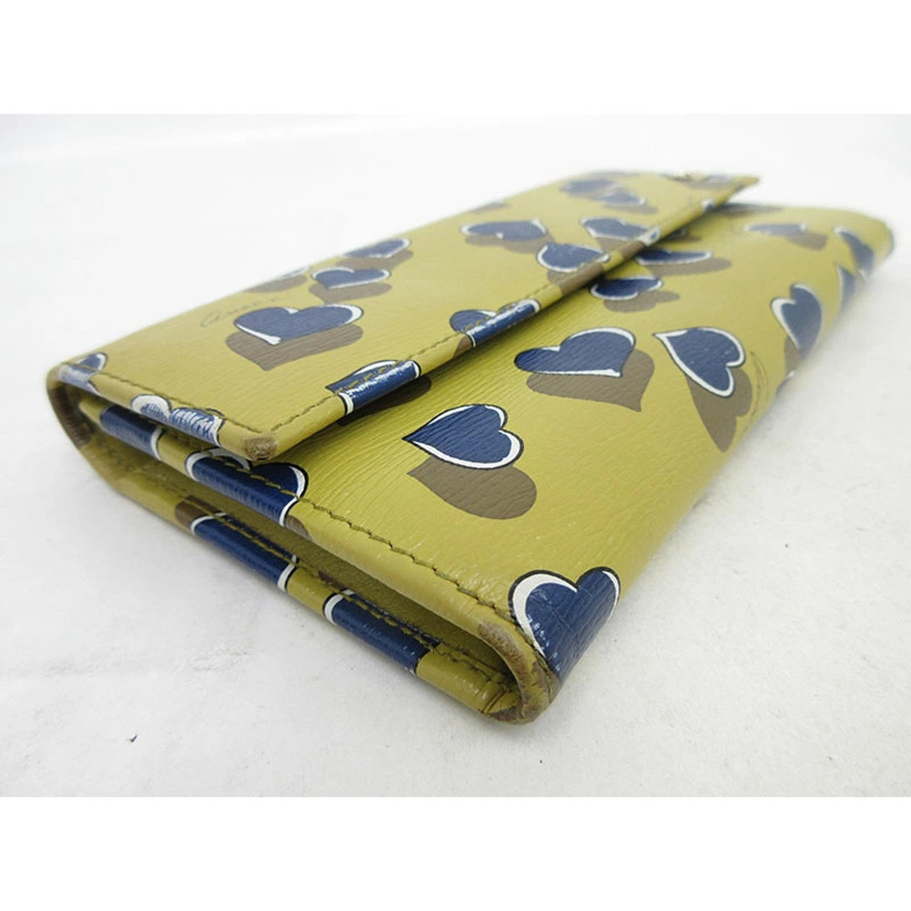 GUCCI Heartbeat Long Wallet Mustard - Picture 4 of 9